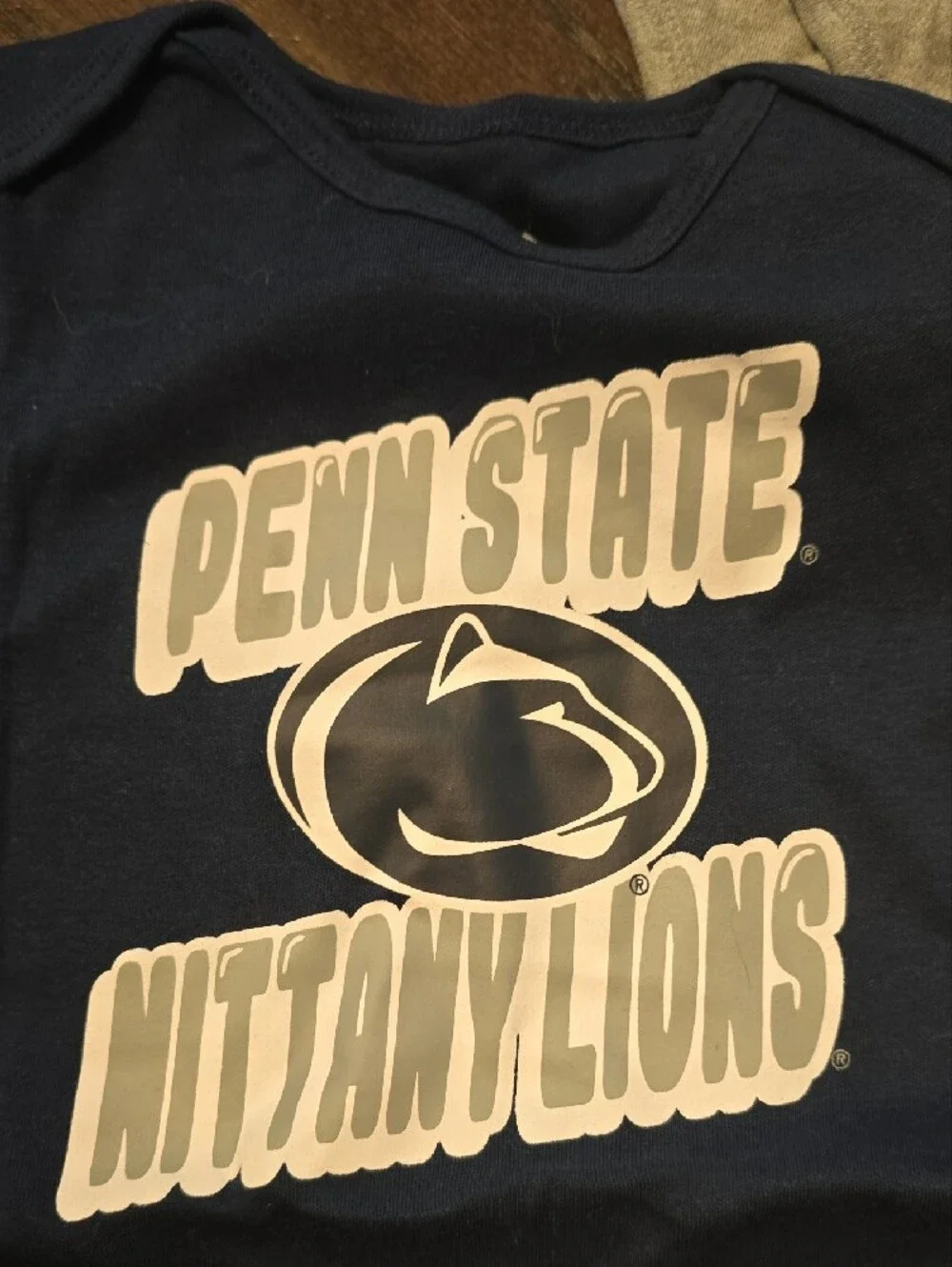 Infant Onesie Set OF 4 Penn State Navy & Gray Kids Tops